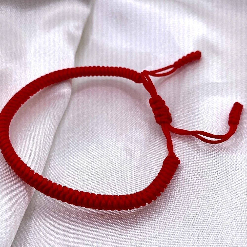 Set of 2 adjustable pull string threaded bracelet - Picture 9 of 9